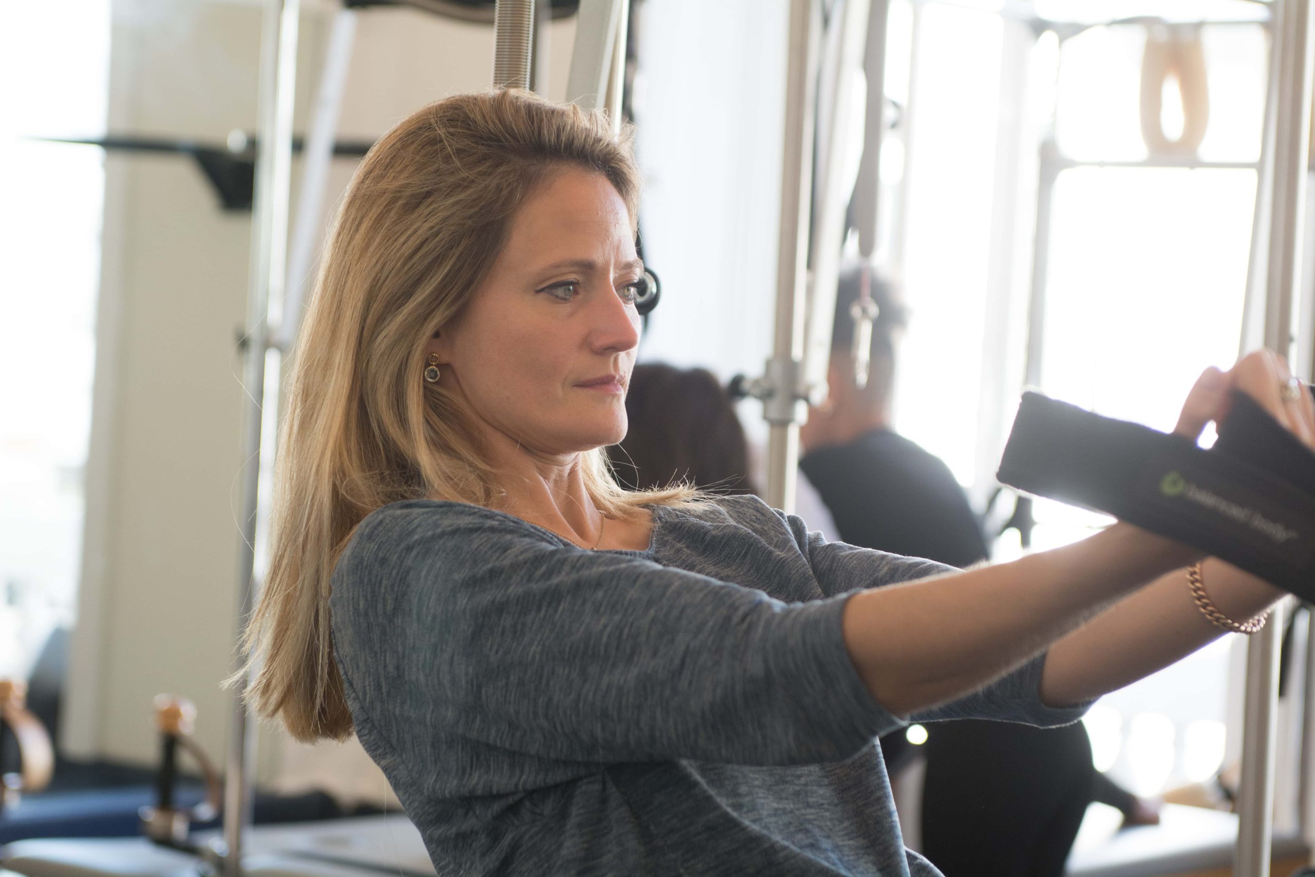 One-to-one Pilates session supporting stroke recovery at a South Kensington studio